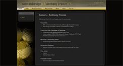 Desktop Screenshot of antmandesign.com