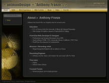 Tablet Screenshot of antmandesign.com